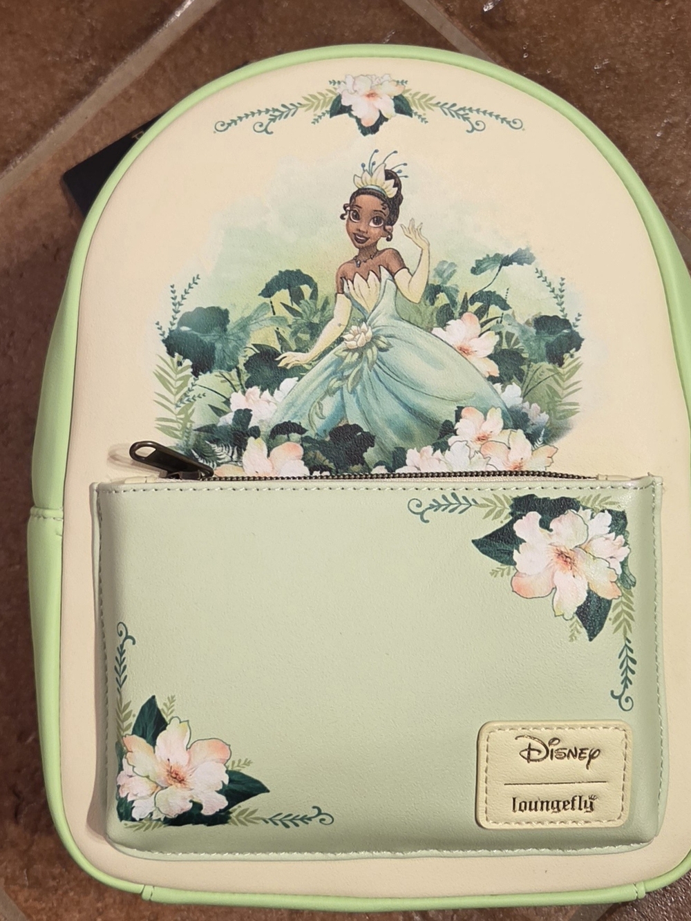 Loungefly Disney The Princess and The Frog Tiana Floral Mini Backpack